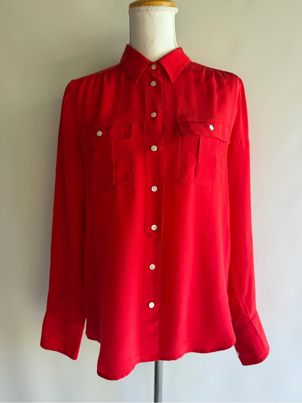 Like New - J. Crew Silk Top - sz 4